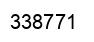 Number 338771 black image