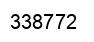 Number 338772 black image