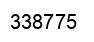 Number 338775 black image
