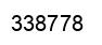 Number 338778 black image