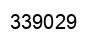 Number 339029 black image