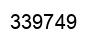Number 339749 black image