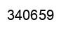 Number 340659 black image