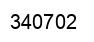 Number 340702 black image