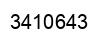 Number 3410643 black image