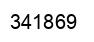 Number 341869 black image