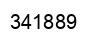 Number 341889 black image