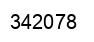 Number 342078 black image
