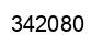Number 342080 black image