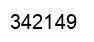 Number 342149 black image