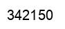 Number 342150 black image