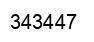 Número 343447 imagen negro