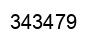 Número 343479 imagen negro