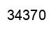 Número 34370 imagen negro