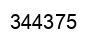 Number 344375 black image