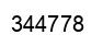 Number 344778 black image