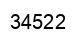 Number 34522 black image