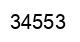 Number 34553 black image