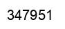 Number 347951 black image
