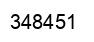 Number 348451 black image