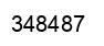 Number 348487 black image