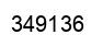 Number 349136 black image