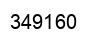 Number 349160 black image
