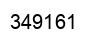Number 349161 black image
