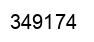 Number 349174 black image