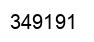 Number 349191 black image