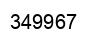 Number 349967 black image