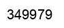 Number 349979 black image