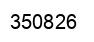Number 350826 black image