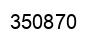 Número 350870 imagen negro