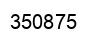 Number 350875 black image