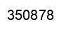 Number 350878 black image
