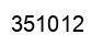Number 351012 black image
