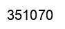 Number 351070 black image