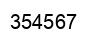 Número 354567 imagen negro