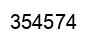 Número 354574 imagen negro