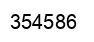 Número 354586 imagen negro