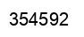 Número 354592 imagen negro