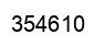 Number 354610 black image