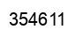 Número 354611 imagen negro