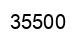 Number 35500 black image