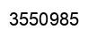 Number 3550985 black image