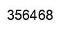 Number 356468 black image
