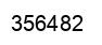 Number 356482 black image
