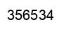 Number 356534 black image