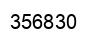 Number 356830 black image